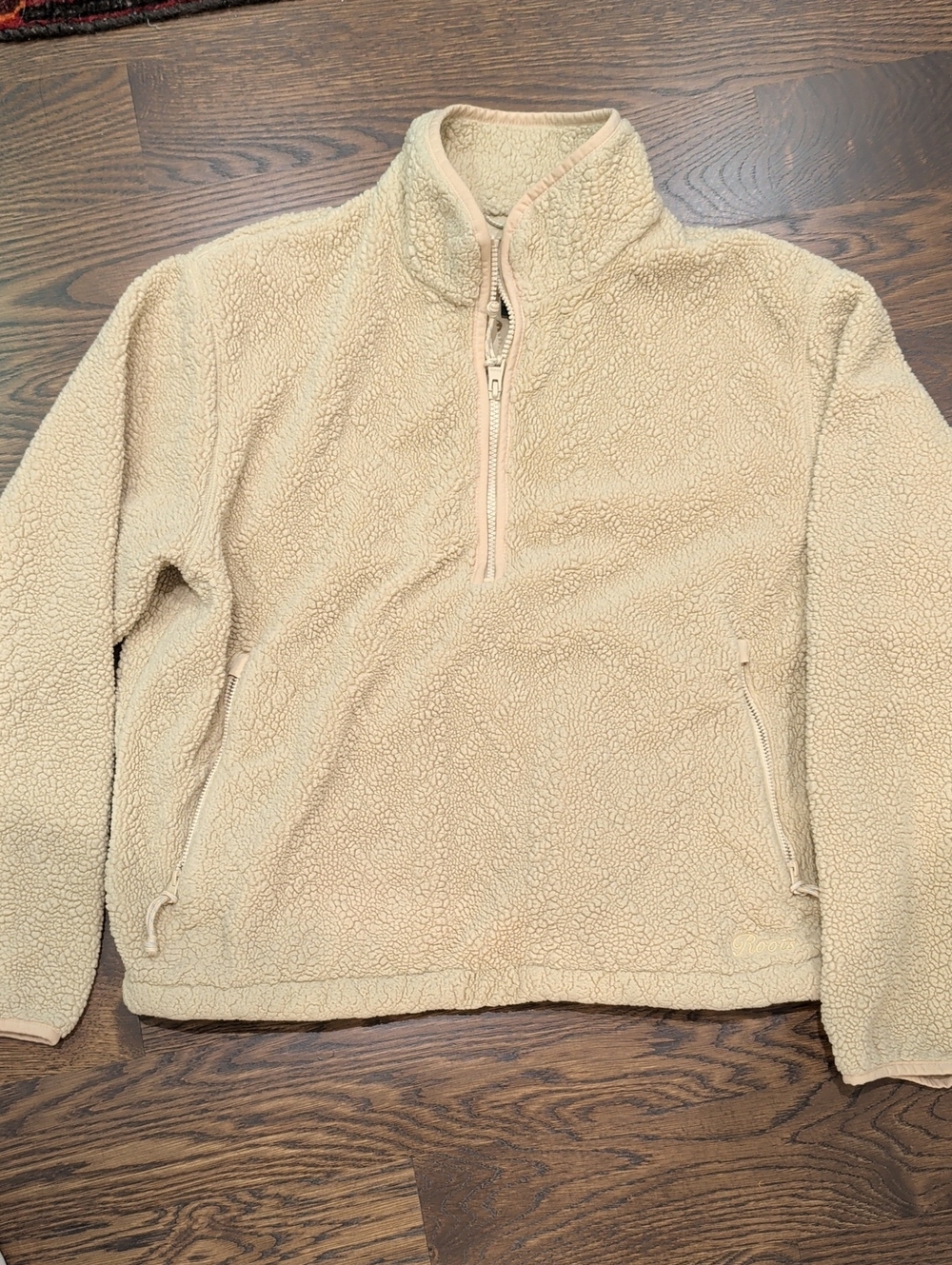 Roots Women's Sherpa Half-Zip Pullover - Cream